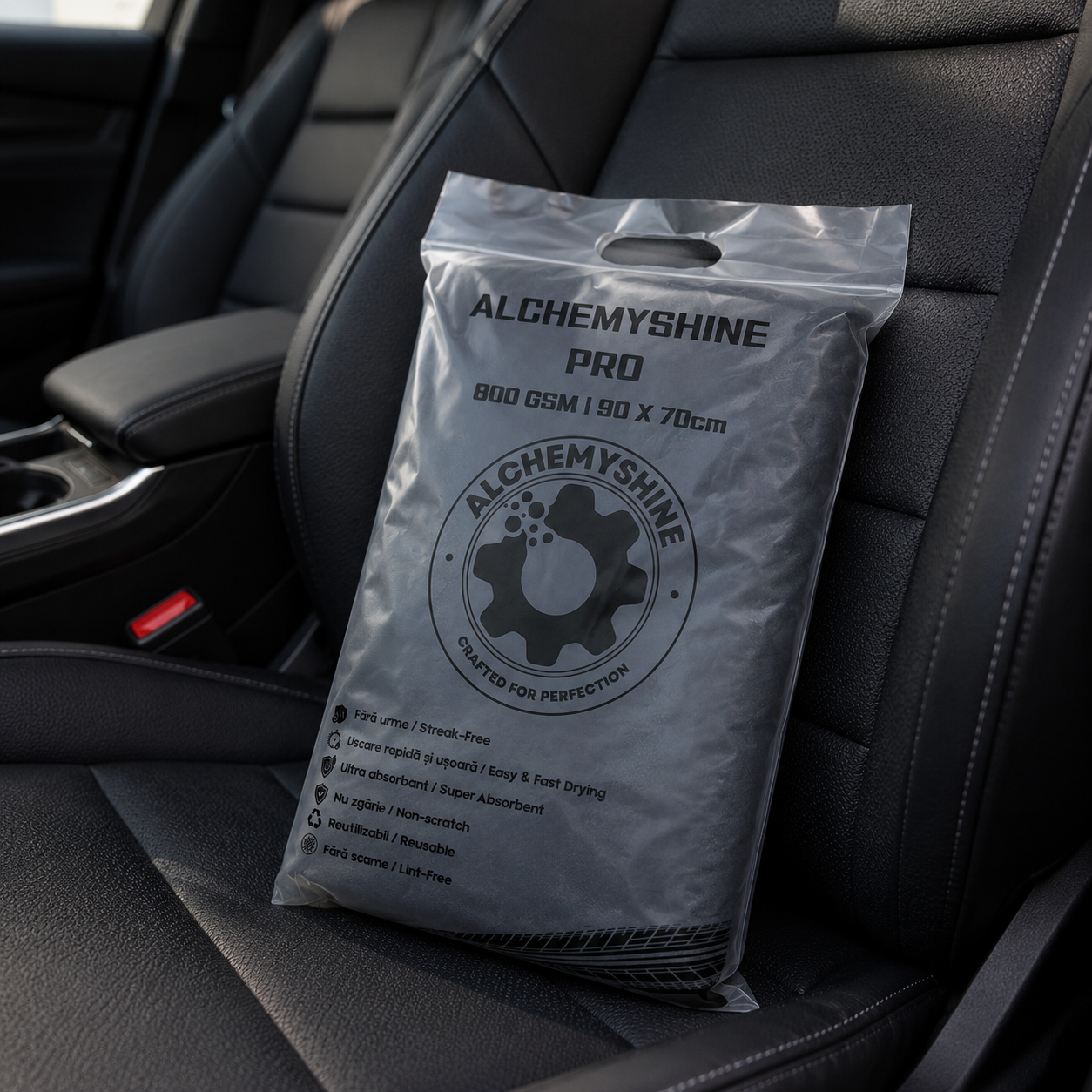Prosop uscare auto Alchemyshine PRO - 800 GSM 90*70cm